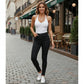 📢📢 50 % RABATT !! ⏰ Damen-Ribbed-V-Ausschnitt-Tanktop