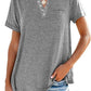 👕 50% RABATT! ✨ Modisches Unifarbenes Kurzarm-T-Shirt – Bequemer Schnitt, weicher Stoff & perfekt für den täglichen Gebrauch – vielseitig kombinierbar 🌿