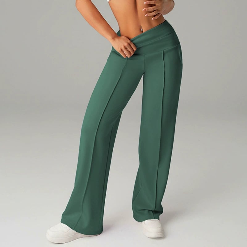👖 60% RABATT! 💃 Damen Straight-Leg-Hose – Hoher Bund, Bequemer Stretchstoff & Vielseitige Farbauswahl ✨