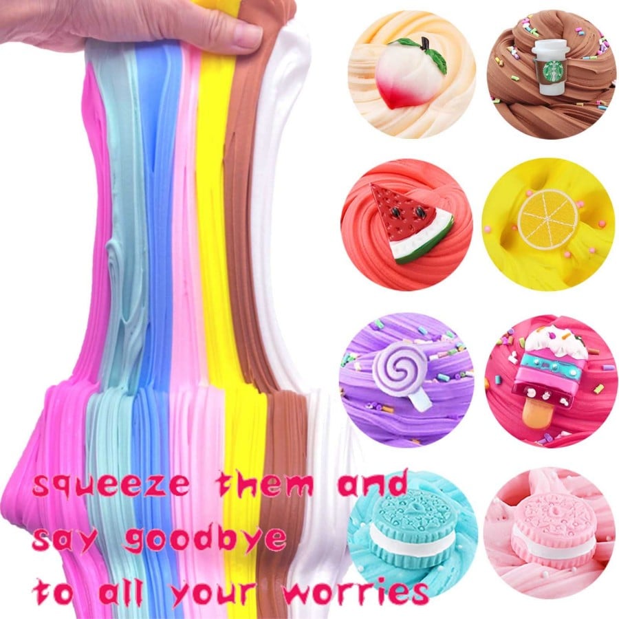 ⏰Weihnachtsangebot: 48 % Rabatt!!🎁Super Clay Slime DIY Weicher & Knetbarer Knete Duftender Sensorischer Knete