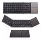 Ultradünne kabellose Mini-Bluetooth-Tastatur, faltbare und schlichte Tablet-Tastatur für zu Hause und das Büro