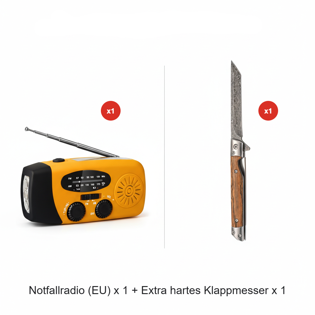 📻⚡【49% Rabatt】Solar-Kurbel Notfallradio – Mit Powerbank, Wetteralarm, USB & 7 Tage Akku. Wasserdicht & robust für Outdoor/Krise. 🌞🔋 Jetzt unschlagbares Angebot sichern!