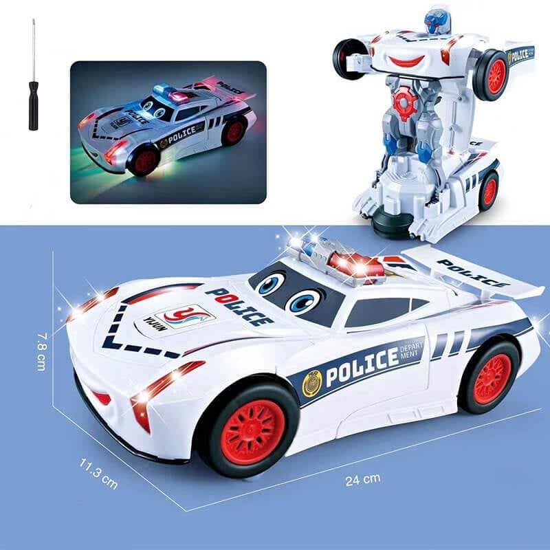 Heißer Verkauf 50% Rabatt🔥Elektrisches Universalverformungs-Polizeispielzeugauto