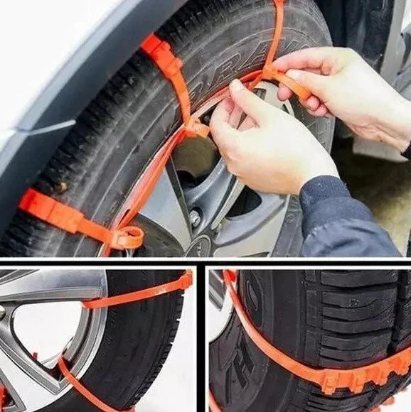 🚗❄️ Rutschfeste Schneeketten – Perfekter Halt bei Eis & Schnee! 🔒👌 Sicheres Fahren, einfache Montage. Ihr Winter-Plus an Sicherheit.