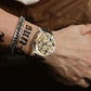 💥Heißer Verkauf 50 % Rabatt⌚Business-Mode-Analoguhr mit rundem Zifferblatt und Lederarmband