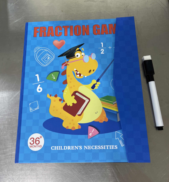 🧩 50% RABATT! 🎨 Magnetisches Bruchpuzzle für Kinder – Fördert Feinmotorik, Buntes Design & Sicheres Spielen ✨