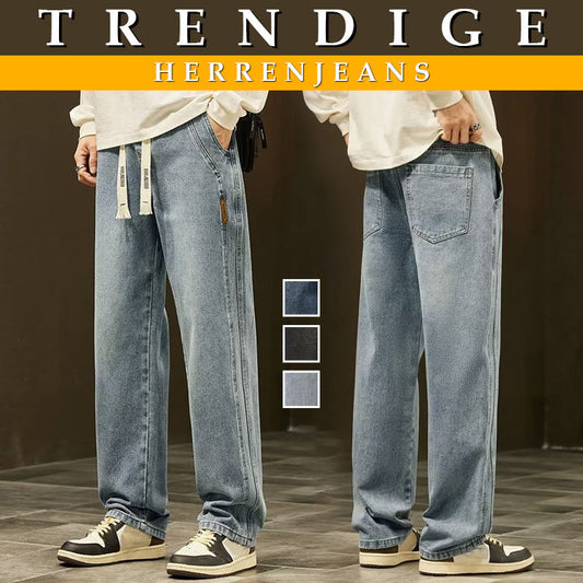 🔈🔈50% RABATT!!🔥 Herren-Jeans mit lockerem Schnitt und geradem Bein👖💥