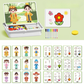 🔥While Supplies Last 40% OFF!🎉 Magnetic Puzzle Dress-Up Game Children's Double-Sided Educational Toy Portable Preschool Learning Toy
