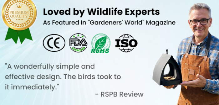 🐦 50% RABATT! 🌿⏰Aufhängbarer Vogelfutterspender mit Dach – Wetterschutz, Leicht zu befüllen & Hält Eichhörnchen fern