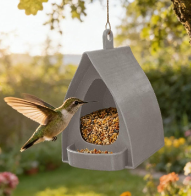 🐦 50% RABATT! 🌿⏰Aufhängbarer Vogelfutterspender mit Dach – Wetterschutz, Leicht zu befüllen & Hält Eichhörnchen fern