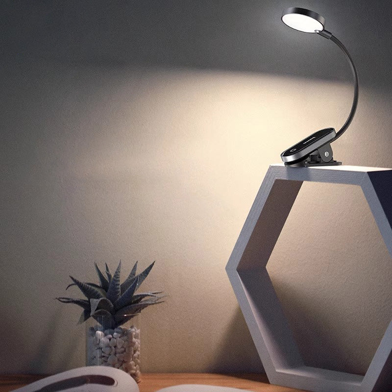 Kreatives Geschenk - Augenfreundliche, wiederaufladbare Mini-Klemm-Nachttischlampe