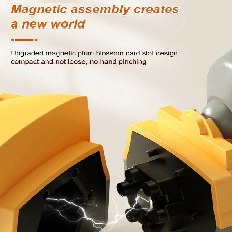 🔥Weihnachtsverkauf – bis zu 50 % Rabatt🎅 Magnetisches Transformation Technik Auto Zusammengebautes Spielzeug