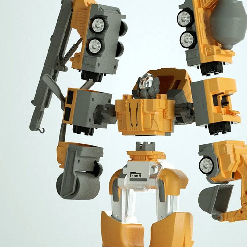 🔥Weihnachtsverkauf – bis zu 50 % Rabatt🎅 Magnetisches Transformation Technik Auto Zusammengebautes Spielzeug