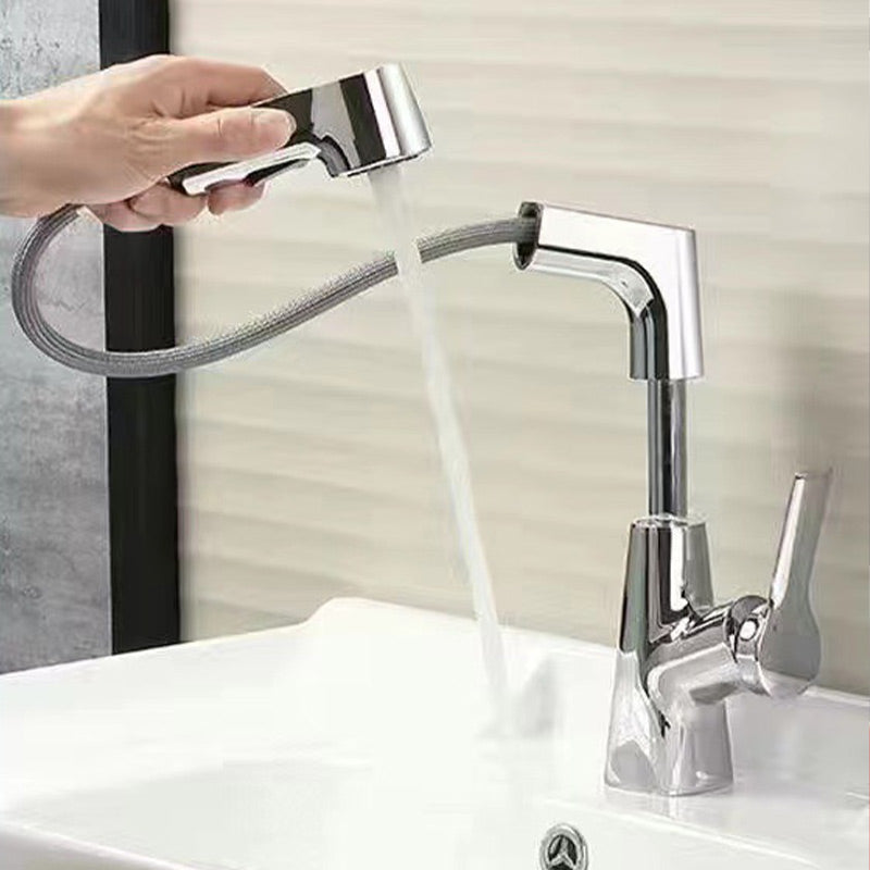 🚿 1-Loch-Badarmatur mit ausziehbarer Handbrause – Stil trifft Funktion!