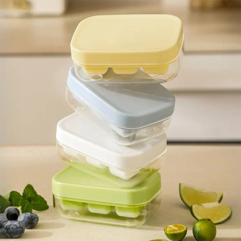🧊Mini-Eiswürfelform mit 6 Fächern, lebensmittelecht und leicht zu lösen🧼