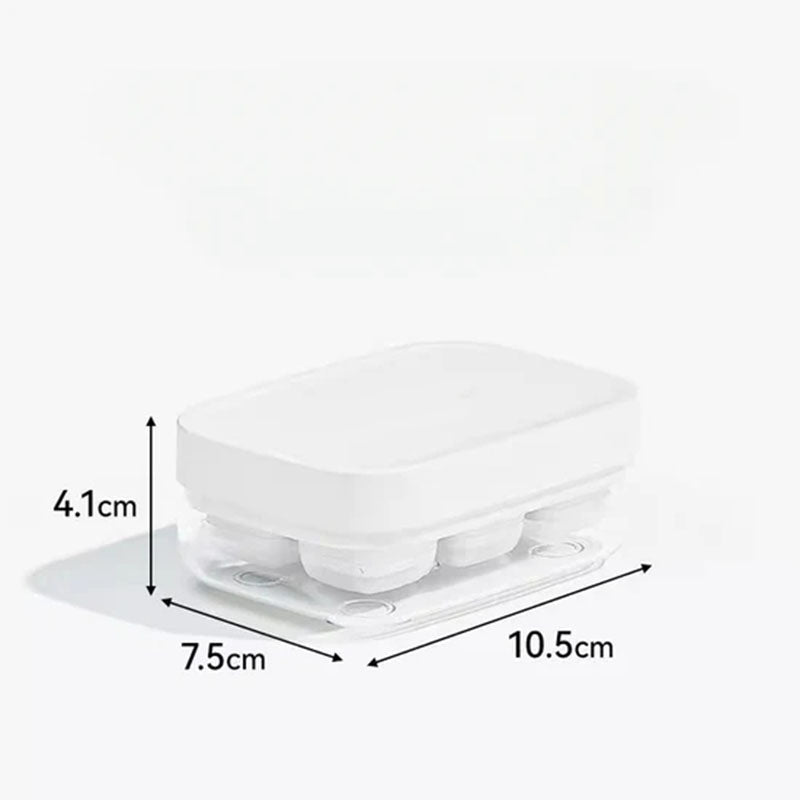 🧊Mini-Eiswürfelform mit 6 Fächern, lebensmittelecht und leicht zu lösen🧼