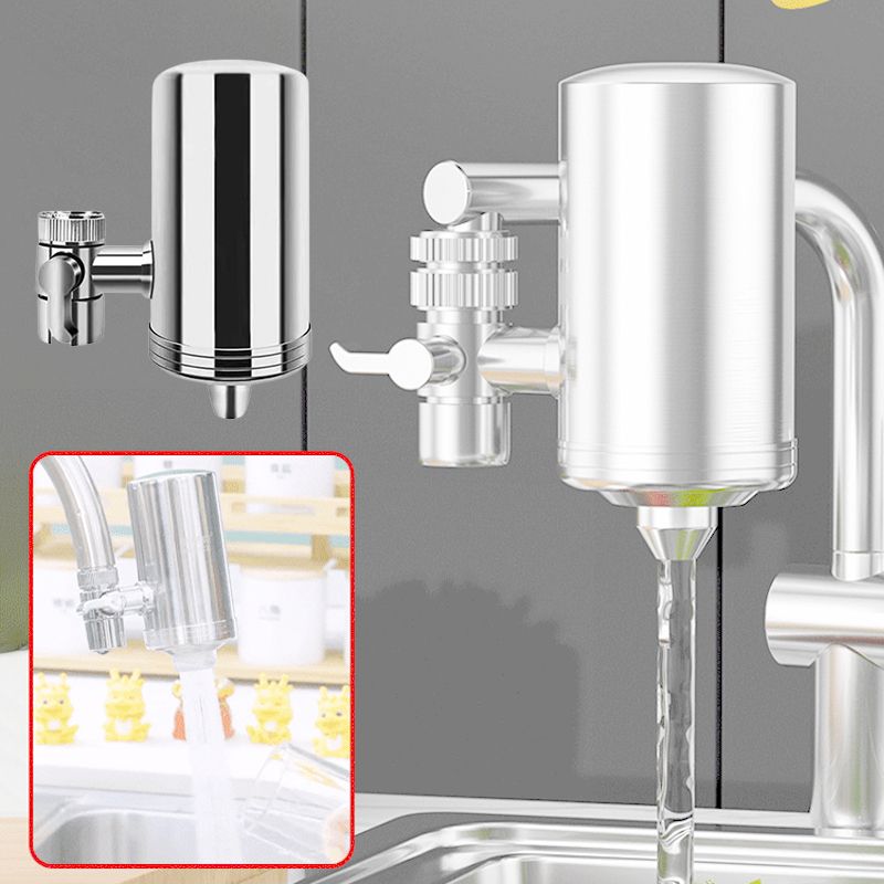 🚰 50% RABATT! 💧 Installationsfreier Wasserhahnfilter – 3-Stufen Filtration, Universell & Spart Plastik 🔄