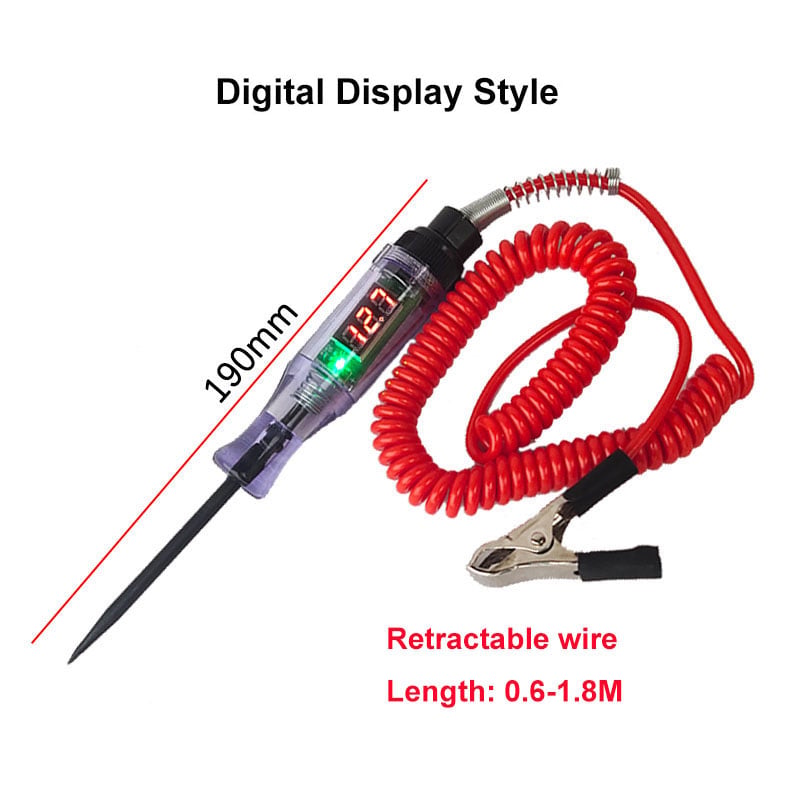 💎 -50% AUF DEN DIGITALEN LED-SCHALTKREISTESTER ! 💎 5-120V, Digitale LED-Anzeige & 228cm Flexibler Kabel ✨