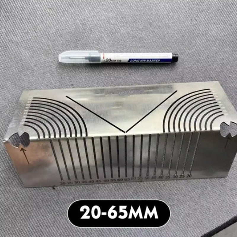 Winkel- und Bogenmarkierungswerkzeug für die Metallverarbeitung und das Bauwesen