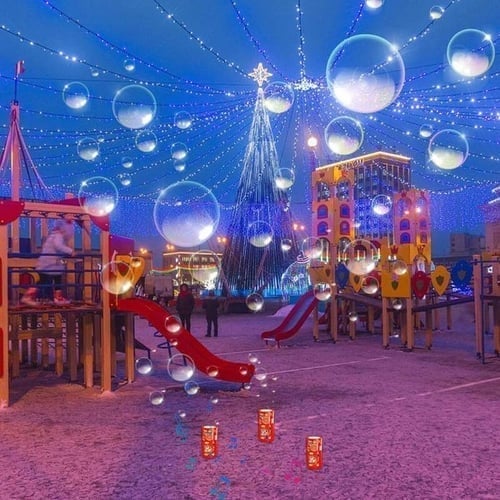 🎆 50% RABATT! ✨ Feuerwerk-Seifenblasenmaschine – mit Lichtern & Musik, Automatisch & Riesiger Blasenspaß 🎉