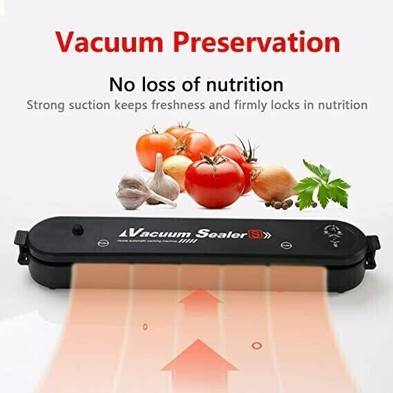 📦 JETZT 50 % RABATT! ⚡ Automatische Vakuumiermaschine – Ein-Knopf-Bedienung, verlängert die Frische von Lebensmitteln und kompaktes Design 🍖