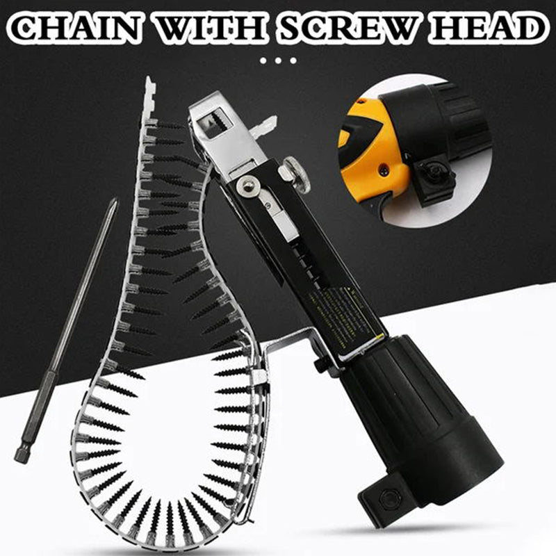 ✨🔥Automatischer Ketten-Nagelpistolen-Adapter für Bohrmaschinen