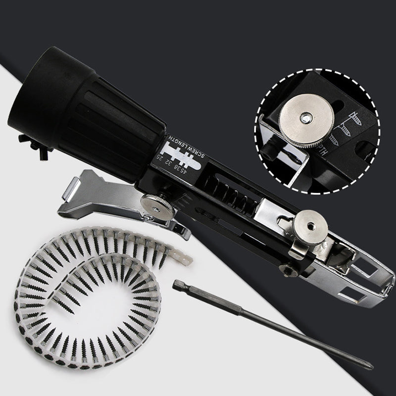 ✨🔥Automatischer Ketten-Nagelpistolen-Adapter für Bohrmaschinen