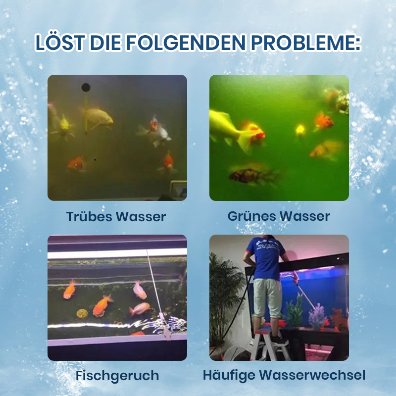 🌿Polymer-Wasserklärer Tabs – Zur Reduzierung von Trübungen & Verbesserung der Wasserqualität 💧🐟
