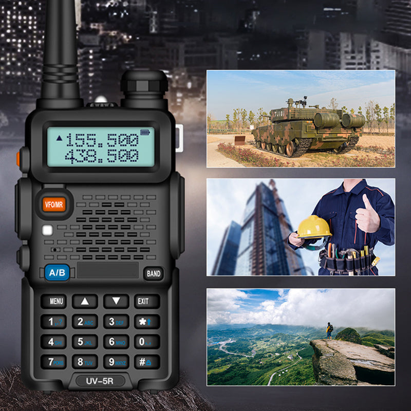 ⏰ Nur jetzt 50 % Rabatt! 🔥📡 UV-5R Amateurfunkgerät für große Entfernungen, UV5R Zwei-Wege-Funkgerät, Dualband-Walkie-Talkie