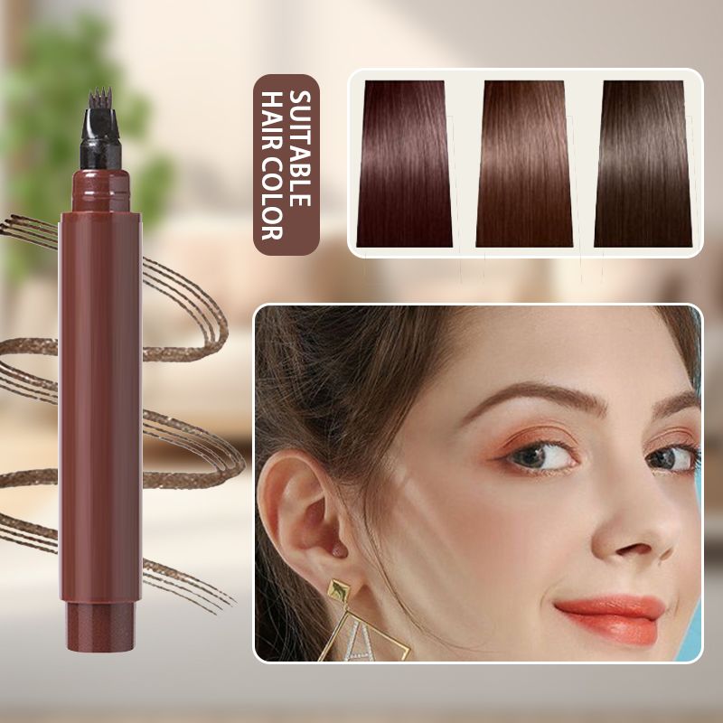 ✏️ KAUFE 1, ERHALTE 1 GRATIS! 🎉 4-in-1 Augenbrauenstift – Wasserdicht, Präzise & Natürlich Aussehend 💄📦