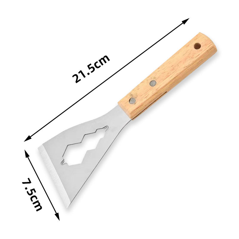 🔥🔥40 % Rabatt - 2 kaufen, 1 gratis dazu 🎉🎉Mehrzweck-Spachtelmesser mit robustem Stahlblatt und ergonomischem Holzgriff – Ihr vielseitiger Helfer für Renovierung und Reparatur