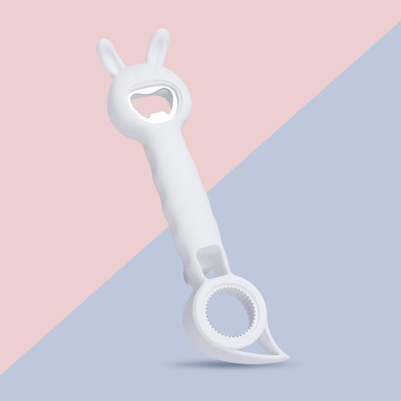 🥳💞4-in-1-Flaschenöffner aus PP und Edelstahl für Haushalt und unterwegs