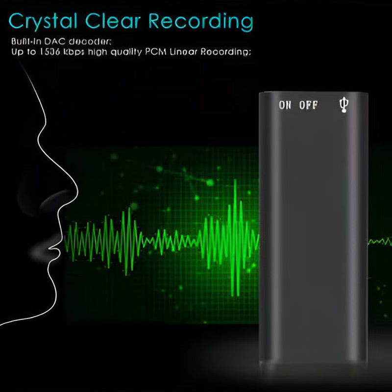 ✨🎅Weihnachtsangebote – Nur für kurze Zeit!⏰Mini Digital Audio Voice Recorder Pen Dictaphone