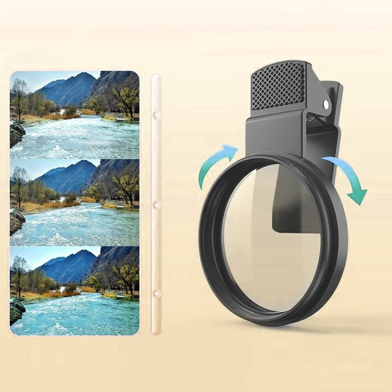 📱🔥 Your Phone Deserves a Pro Lens – 50% OFF! ✨ 52mm Clip-on CPL Telefon Kamera Objektiv Filter Kit