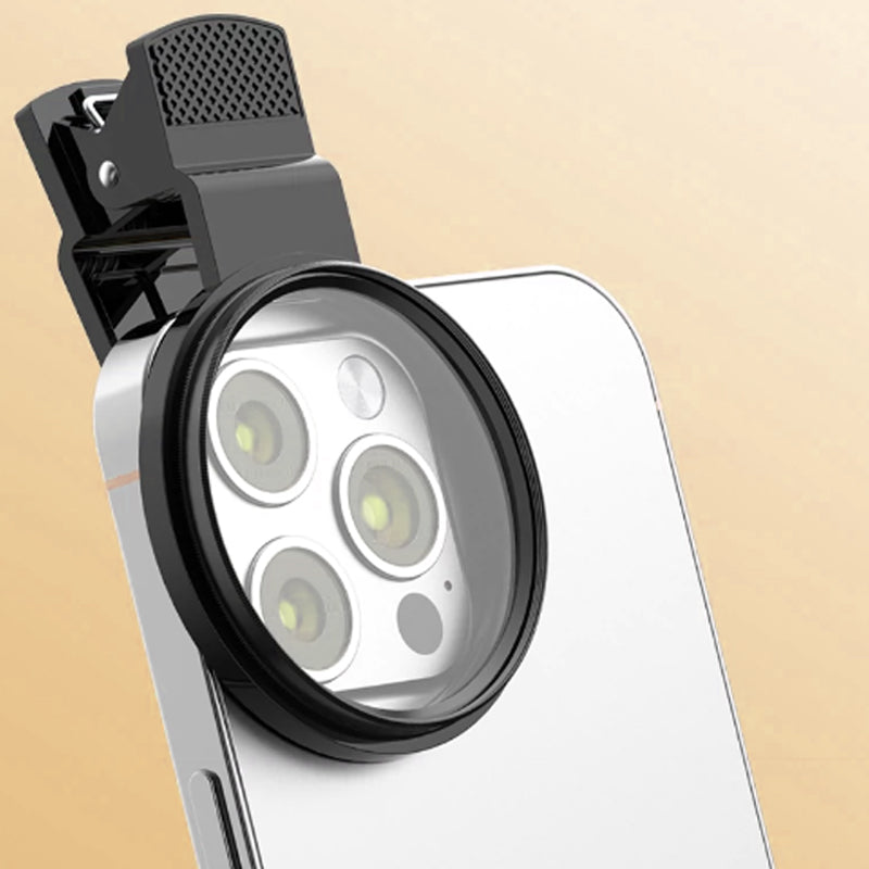 📱🔥 Your Phone Deserves a Pro Lens – 50% OFF! ✨ 52mm Clip-on CPL Telefon Kamera Objektiv Filter Kit
