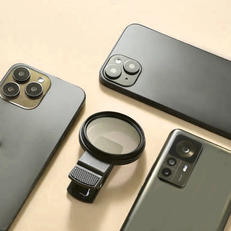 📱🔥 Your Phone Deserves a Pro Lens – 50% OFF! ✨ 52mm Clip-on CPL Telefon Kamera Objektiv Filter Kit
