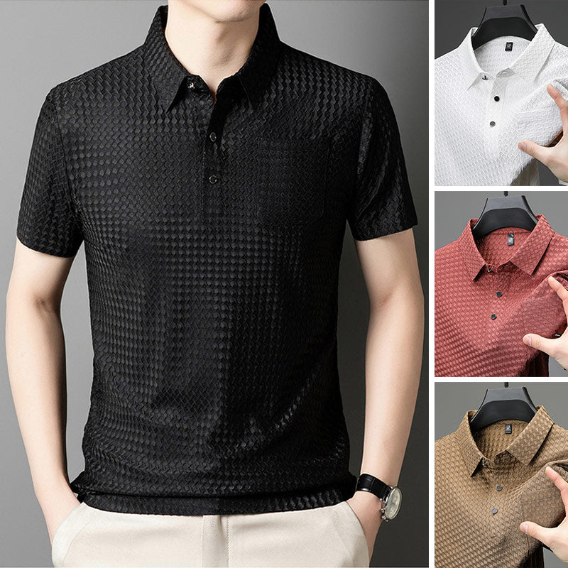 👔✨ Herren Strukturiertes Kurzarmhemd – 50% RABATT! Modernes Muster, entspannte Passform, atmungsaktives Gewebe – perfekt für Arbeit & Wochenende. 🔥💨