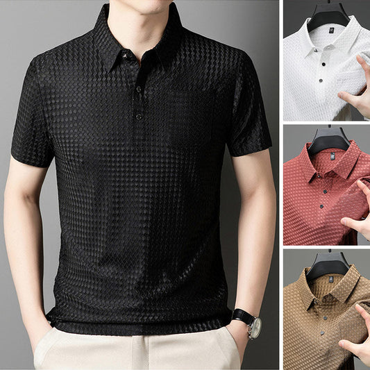 👔✨ Herren Strukturiertes Kurzarmhemd – 50% RABATT! Modernes Muster, entspannte Passform, atmungsaktives Gewebe – perfekt für Arbeit & Wochenende. 🔥💨