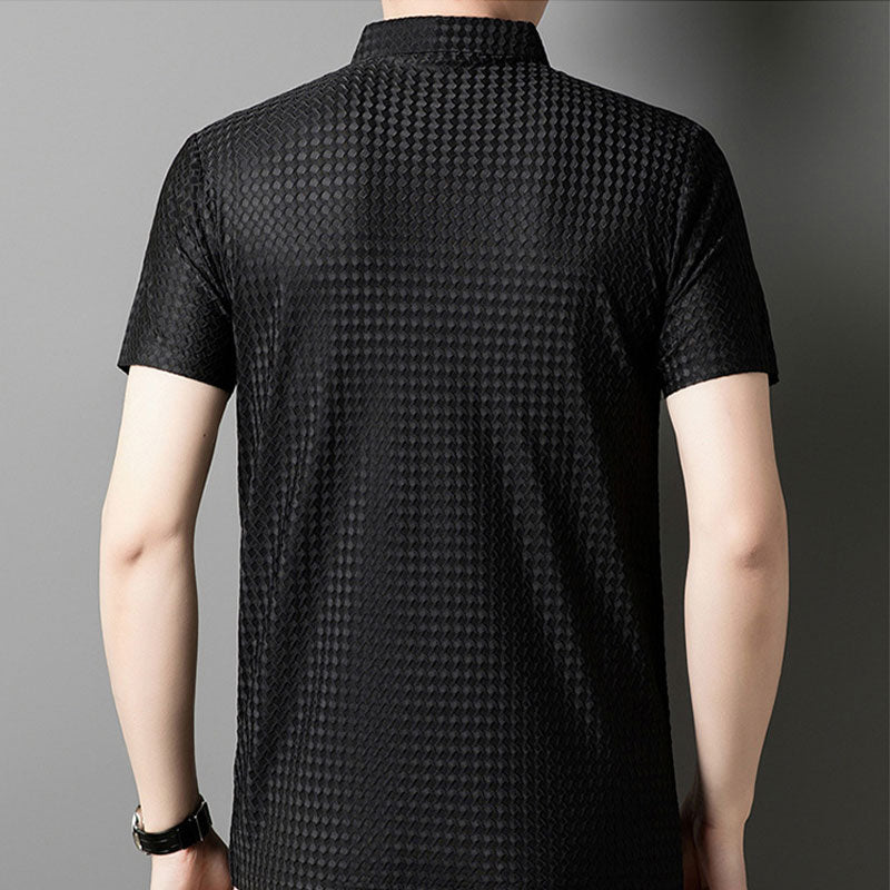 👔✨ Herren Strukturiertes Kurzarmhemd – 50% RABATT! Modernes Muster, entspannte Passform, atmungsaktives Gewebe – perfekt für Arbeit & Wochenende. 🔥💨