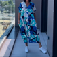 👗 50% RABATT! 🌸 Lässiges Elegantes Bedrucktes V-Ausschnitt Kleid für Damen – Fließender Stoff, Schmeichelhafte Passform & Perfekt für den Frühling ☀️