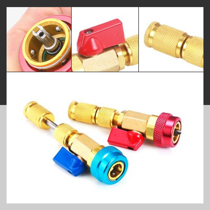 🔧⏰ 50% RABATT! R134a Ventileinsatz-Ausbau- und Reparaturwerkzeug-Set – Für KFZ-Klimaanlagen-Wartung & Reparatur ✨