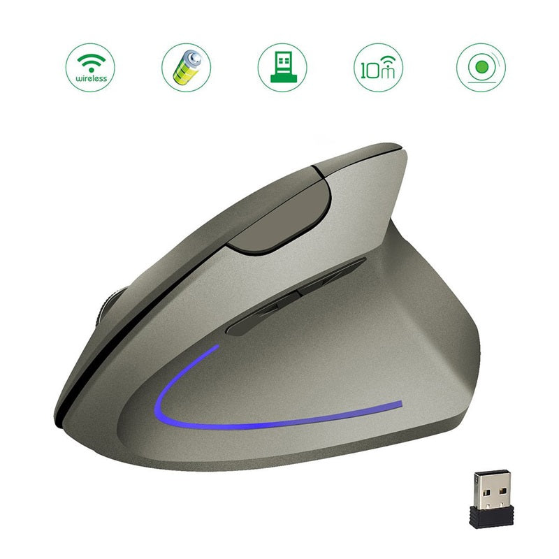 🖱Kabellose, über USB wiederaufladbare ergonomische vertikale optische Maus💥💥Befristetes Angebot: 50% Rabatt auf Bestellungen