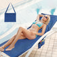 🏖️2026 Neuheiten🌞Sonnenliegetuch in Tasche mit Taschen zur Aufbewahrung🌊