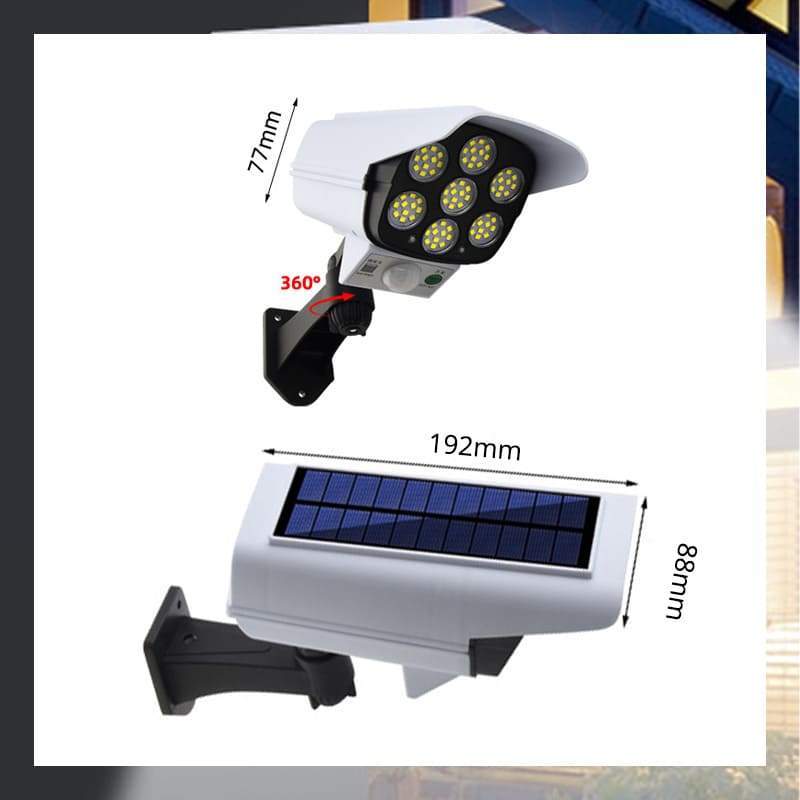 Kameraähnliches Solarlicht mit Bewegungsmelder