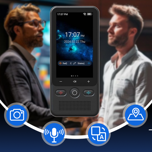 📢📢50 % Rabatt!! ⏰📲2-in-1 Übersetzungsgerät für unterwegs – Echtzeitübersetzung,🌍138 Offline-Sprachen, 🔋Ultra-Lange Akkulaufzeit | Perfekt für Globetrotter✈️