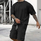 👕 60% RABATT! 🔥 Set aus Freizeit-T-Shirt mit Kurzen Ärmeln & Shorts für Herren – Bequemer Schnitt, Leichter Stoff & Perfekt Für Warme Tage ☀️