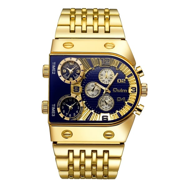 ⌚ 60% RABATT JETZT ! 💼 Business-Herrenuhr (51 mm) – Großes Zifferblatt, Faltschließe aus Gold & Edelstahl, Wasserdicht & Stilvoll ⚡