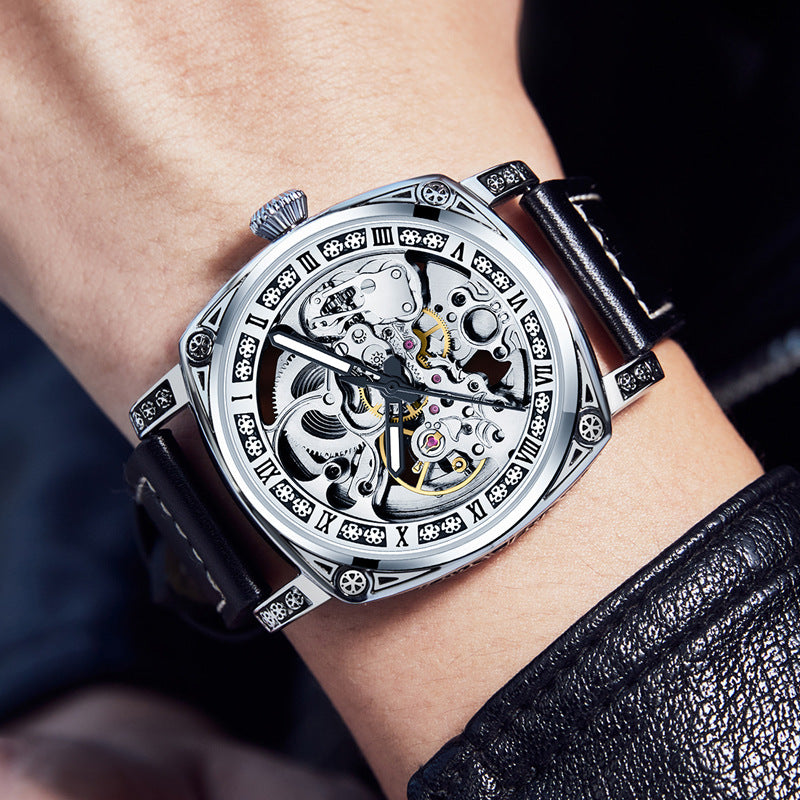 💥Heißer Verkauf 50 % Rabatt⌚Business-Mode-Analoguhr mit rundem Zifferblatt und Lederarmband