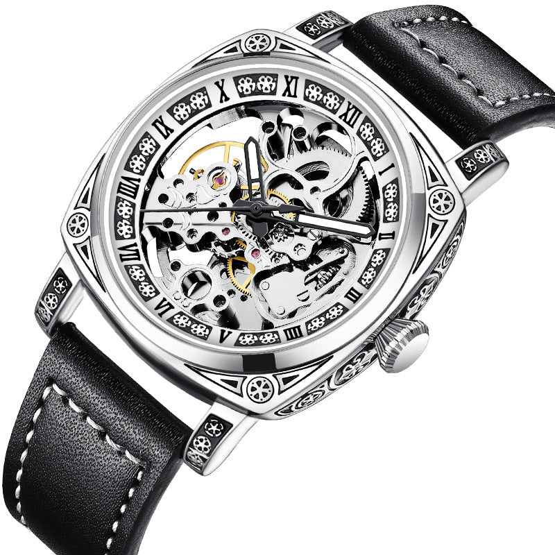 💥Heißer Verkauf 50 % Rabatt⌚Business-Mode-Analoguhr mit rundem Zifferblatt und Lederarmband