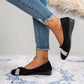 Women's Lightweight Fashion Rhinestone Wedge Shoes